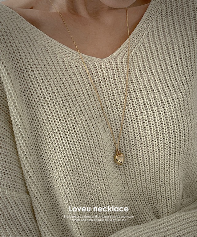 LoveU - necklace | 럽미